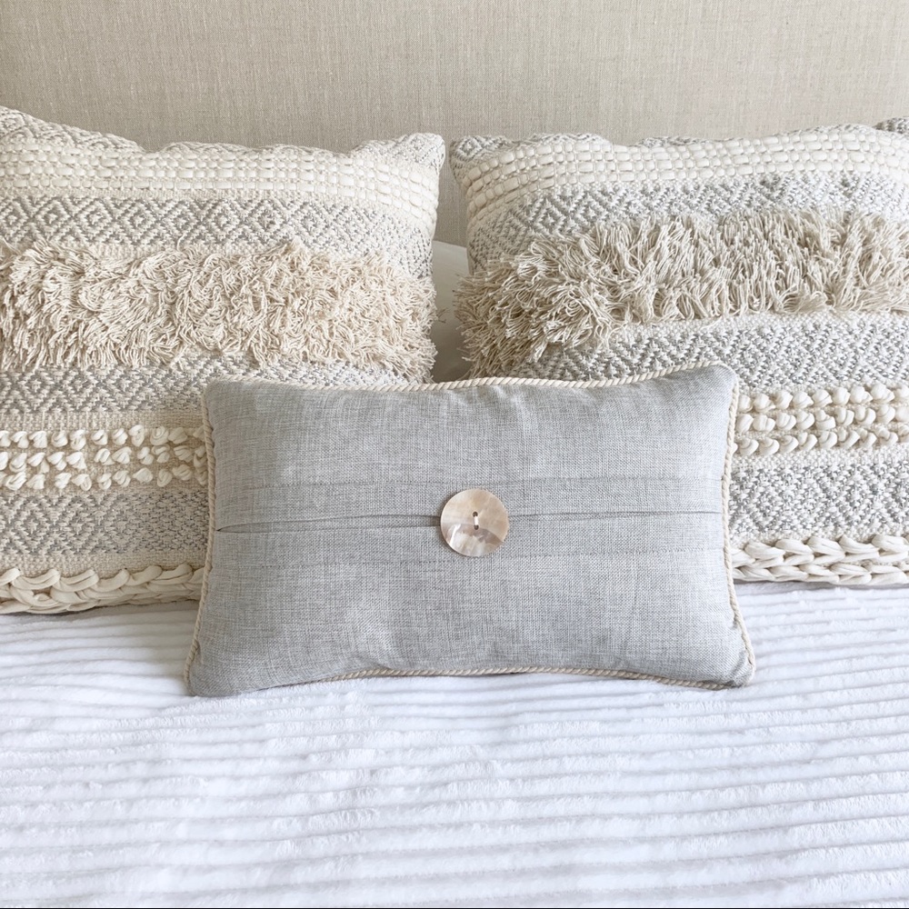 3 Neutral Accent Pillows